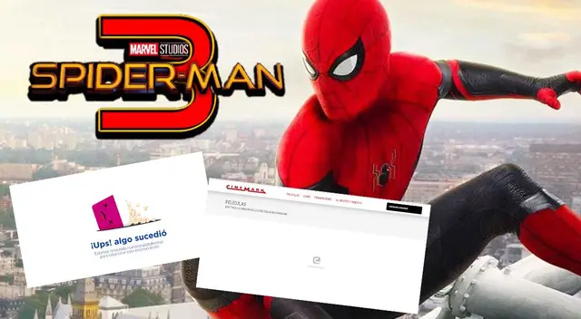 Páginas de cine se caen por la venta de entradas para Spider-Man 3 Páginas de cine se caen por la venta de entradas para Spider-Man 3