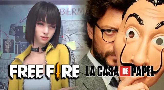 Free Fire volverá a tener colaboración con La Casa de Papel