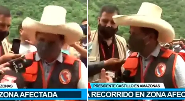 Castillo hacia periodista que le preguntó si piensa en renunciar: