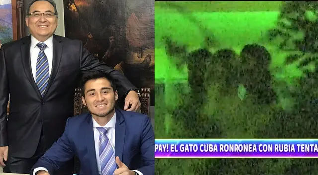 El 'Gato' Cuba fue ampayado junto a una fémina. El 'Gato' Cuba fue ampayado junto a una fémina.