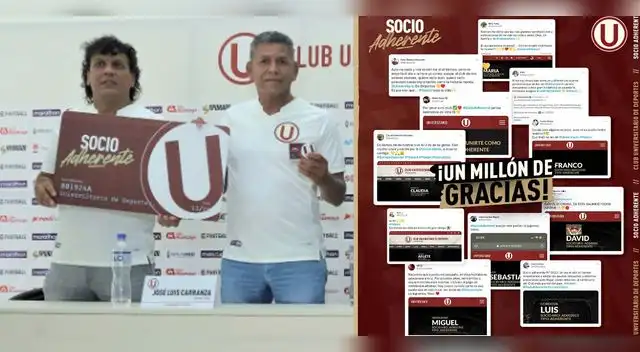 Universitario informó que Socio Adherente recaudó 1 millón de soles