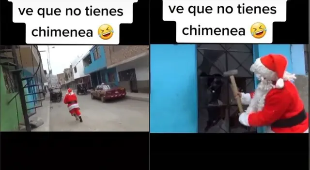 TikTok: usuarios recuerdan a 'Papa Noel' que participó en operativo policial TikTok: usuarios recuerdan a 'Papa Noel' que participó en operativo policial