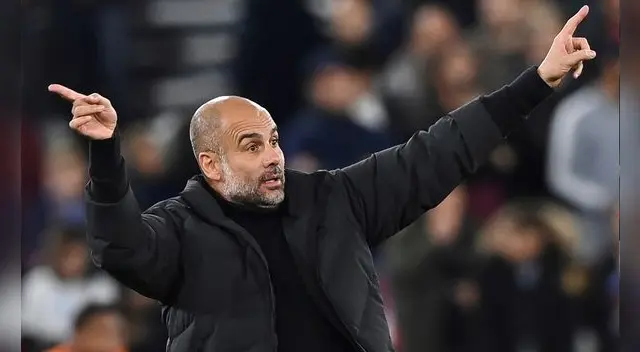 Pep Guardiolaelogió el buen momento del Manchester City. Foto: EFE