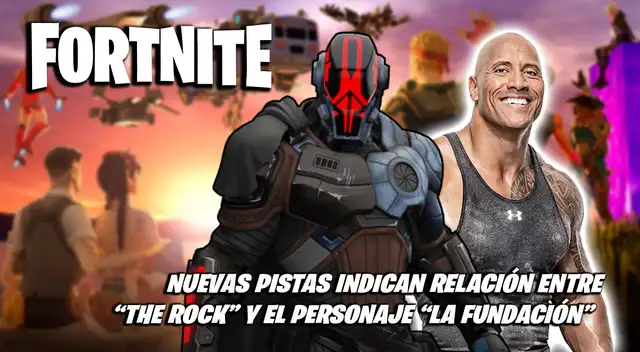 Fortnite: The Rock y La Fundación estarían relacionados después de todo