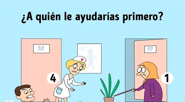 Test viral: a quién ayudes primero revelara cosas ocultas de tu personalidad Test viral: a quién ayudes primero revelara cosas ocultas de tu personalidad