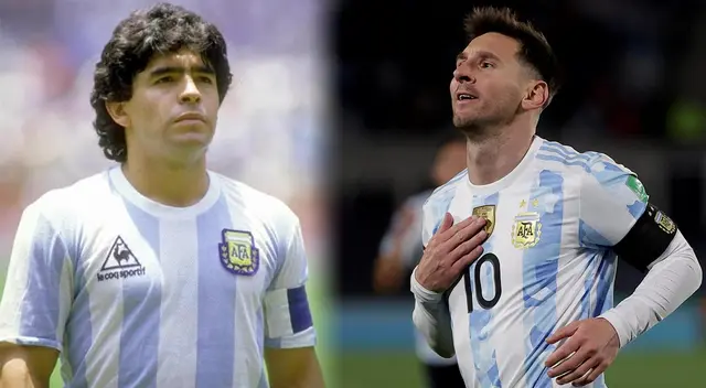 Lionel Messi y Diego Maradona Lionel Messi y Diego Maradona
