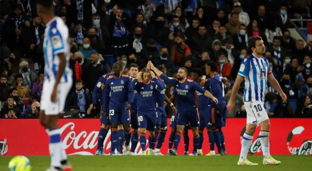 Real Madrid se enfrentó a Real Sociedad en el el estadio Reale Arena.