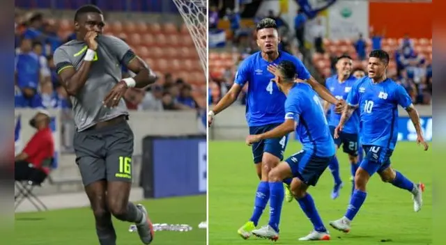 Ecuador y El Salvador se fueron al descanso empatando 1-1. Foto: composición Twitter La Tri/ La Selecta