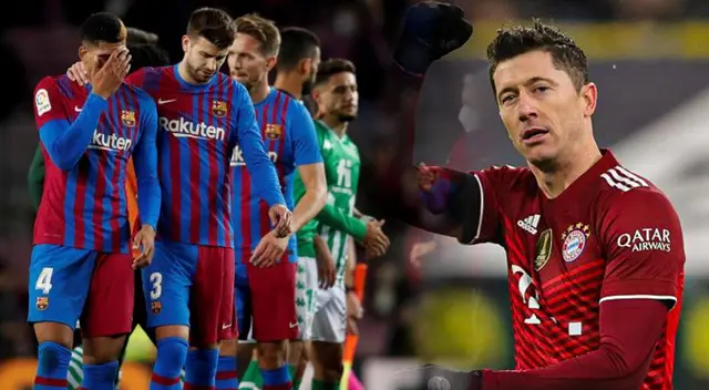 Robert Lewandowski registra más goles que Barcelona