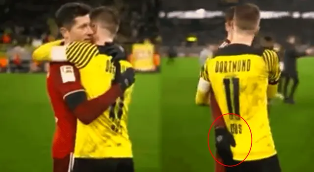 Lewandowski y Reus jugaron juntos en el Dortmund en la temporada 2012-2013