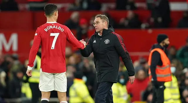 Cristiano Ronaldo fue elogiado por Rangnick