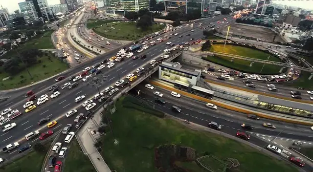 Av. Javier Prado con Paseo de la República en la actualidad