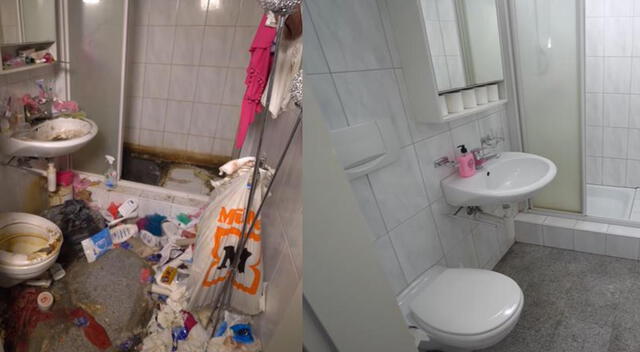 Mujer se vuelve viral en redes tras limpiar gratis “la casa más sucia de Europa”
