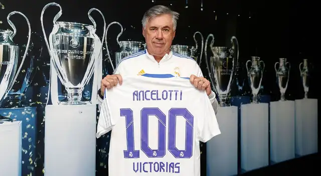 Carlo Ancelotti alcanzó las 100 victorias en Champions League Carlo Ancelotti alcanzó las 100 victorias en Champions League