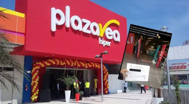Viral: usuarios reportan que Plaza Vea pide carnet de vacunación contra la COVID-19 Viral: usuarios reportan que Plaza Vea pide carnet de vacunación contra la COVID-19