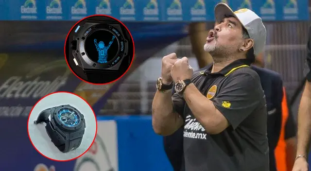 Recuperan reloj de Diego Armando Maradona.