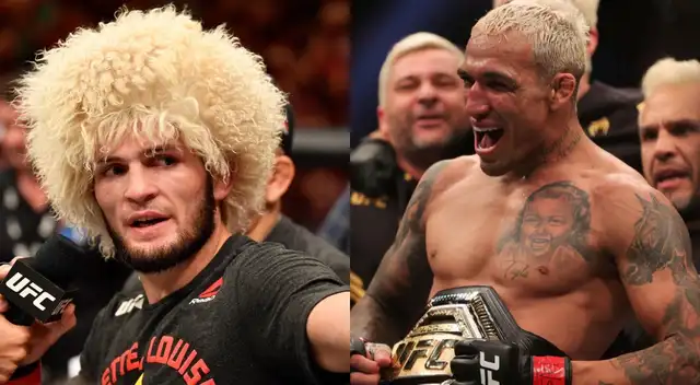 Khabib Nurmagomedov felicitó a Charles Oliveira por su victoria en UFC 269.