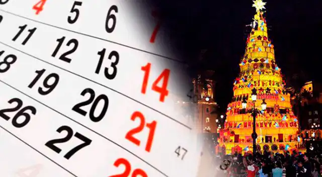 Feriado largo: ¿Qué días luego del 20 de diciembre son no laborales?f