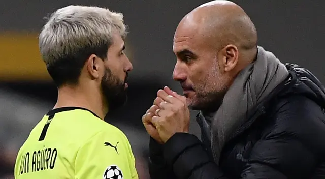En Manchester City, Guardiola fue entrenador del 'Kun' por cinco temporadas.