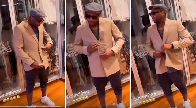 Jefferson Farfán queda impactado con el elegante look del 'Cucurucho' Guizasola