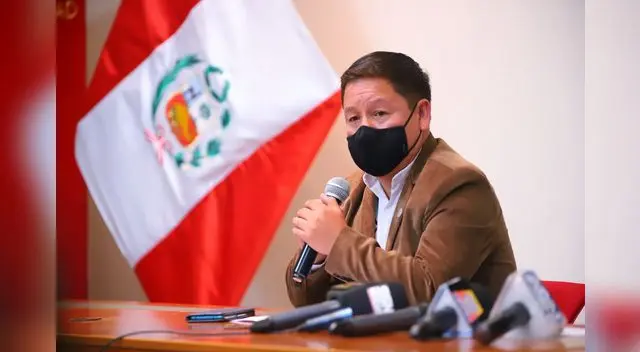 Guido Bellido criticó el cambio del lema de gobierno. Foto: Municipalidad Provincial de Cusco