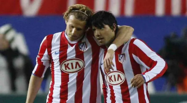 Atlético Madrid fue el primer equipo que defendió Sergio Agüero en Europa.