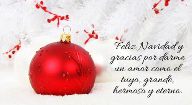 mejores frases para enviar a tu pareja en Navidad