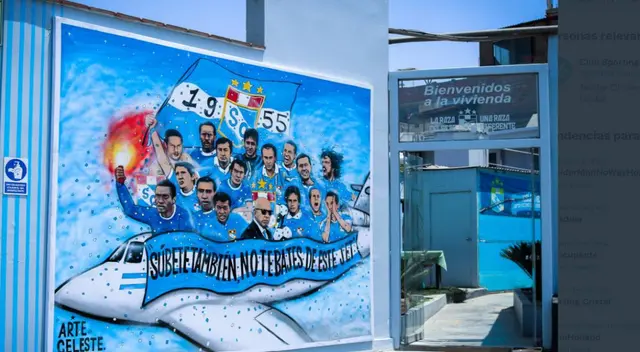 El mural fue exhibido en la 'Feria 66 años de PaSCión'.