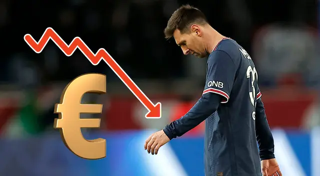 Lionel Messi sufrió una caída considerable en cuanto a su valor de mercado