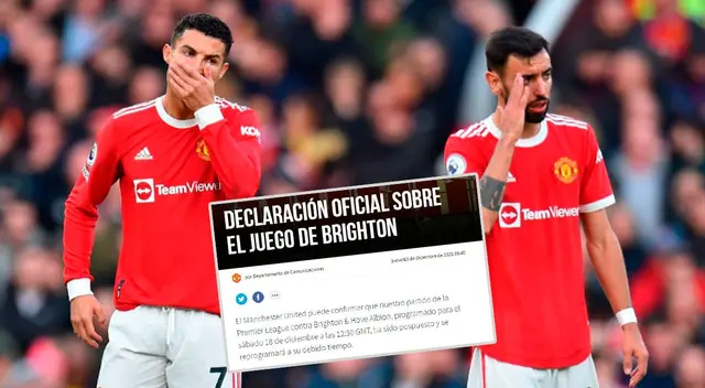 Manchester United no jugará ante Brighton este fin de semana