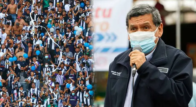 Ministro de Salud evalúa ampliar aforo para partidos de la Liga 1 Ministro de Salud evalúa ampliar aforo para partidos de la Liga 1