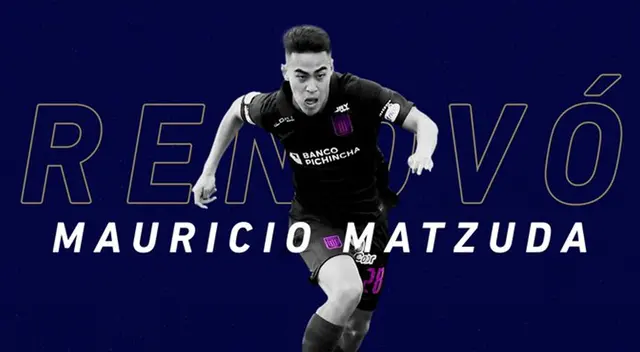 Mauricio Matzuda renovó con Alianza Lima por todo el 2022 Mauricio Matzuda renovó con Alianza Lima por todo el 2022
