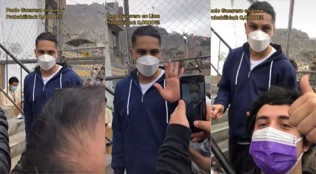 Sujeto se encontró con Paolo Guerrero y no logró ocultar su emoción - VIDEO Sujeto se encontró con Paolo Guerrero y no logró ocultar su emoción - VIDEO