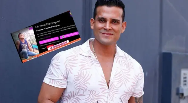 Christian Domínguez cobra 250 soles por un saludo personalizado y usuarios se sorprenden Christian Domínguez cobra 250 soles por un saludo personalizado y usuarios se sorprenden
