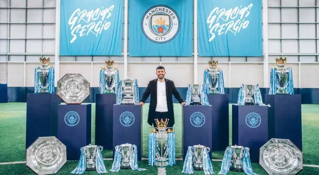 Sergio Agüero es el máximo goleador histórico del Manchester City Sergio Agüero es el máximo goleador histórico del Manchester City