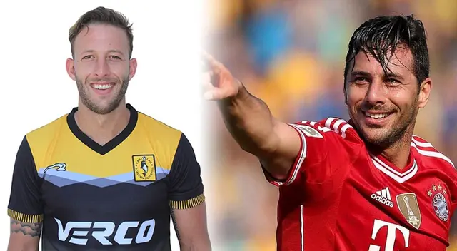 Claudio Pizarro y su hermano Claudio Pizarro y su hermano