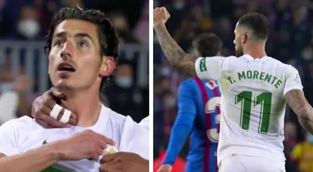 Elche le empató 2-2 al Barcelona en menos de cinco minutos Elche le empató 2-2 al Barcelona en menos de cinco minutos
