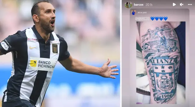 Hincha de Alianza Lima se tatuó a Hernán Barcos