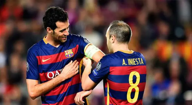 Sergio Busquets lleva 14 temporadas con el Barcelona.
