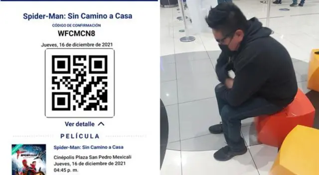 “Spider-Man: No Way Home”: joven presume entradas en redes sociales y le roban código QR “Spider-Man: No Way Home”: joven presume entradas en redes sociales y le roban código QR