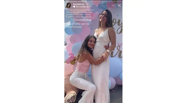 Flavia Laos dedica tiernas palabras a Majo Parodi. Flavia Laos dedica tiernas palabras a Majo Parodi.