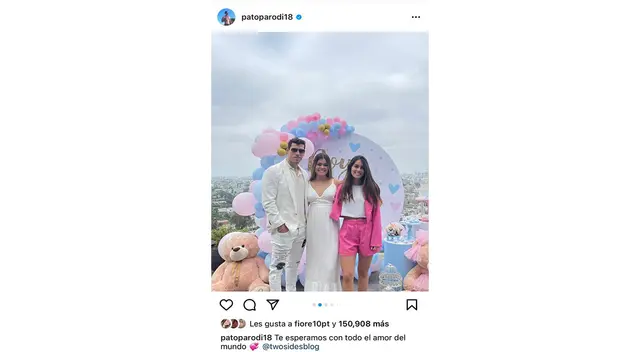 Patricio Parodi dedica emotivas palabras a su futura sobrinita. Patricio Parodi dedica emotivas palabras a su futura sobrinita.