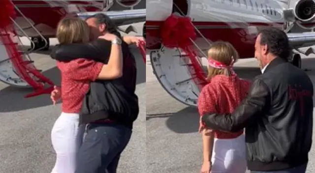 Esposa recibe de regalo de Navidad un jet privado y su reacción se vuelve viral Esposa recibe de regalo de Navidad un jet privado y su reacción se vuelve viral