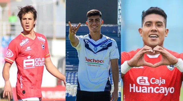 Los tres futbolistas destacaron en la Liga 1.