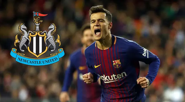 Coutinho podría continuar su carrera en Newcastle de Inglaterra Coutinho podría continuar su carrera en Newcastle de Inglaterra
