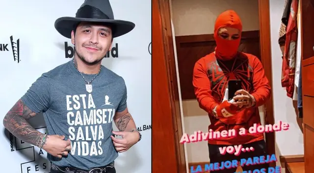 Christian Nodal y Belinda rinden tributo al ‘Spider-Man’ de Tobey Maguire Christian Nodal y Belinda rinden tributo al ‘Spider-Man’ de Tobey Maguire