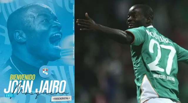 Jhon Jairo Mosquera: de pasar por River Plate, a jugar en Bremen de Pizarro y firmar por Sporting Cristal Jhon Jairo Mosquera: de pasar por River Plate, a jugar en Bremen de Pizarro y firmar por Sporting Cristal