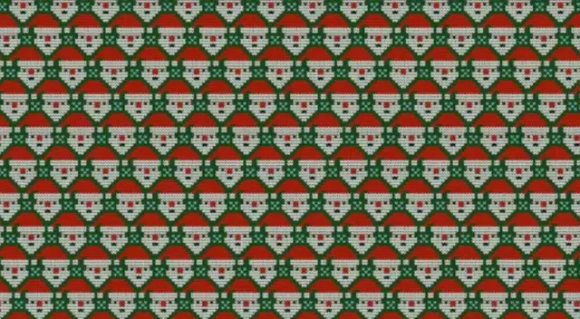 Reto visual navideño: encuentra el Papá Noel que es diferente a los demás Reto visual navideño: encuentra el Papá Noel que es diferente a los demás