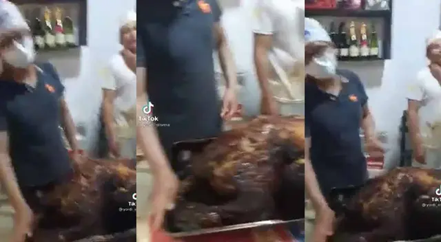 Hombre se vuelve tendencia por recoger su pavo quemado para Navidad Hombre se vuelve tendencia por recoger su pavo quemado para Navidad
