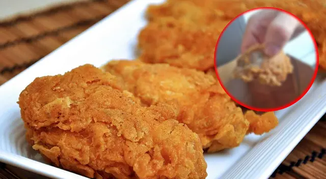 Viral: usuaria denunció que KFC le dio una cabeza de pollo en balde de alitas. Viral: usuaria denunció que KFC le dio una cabeza de pollo en balde de alitas.
